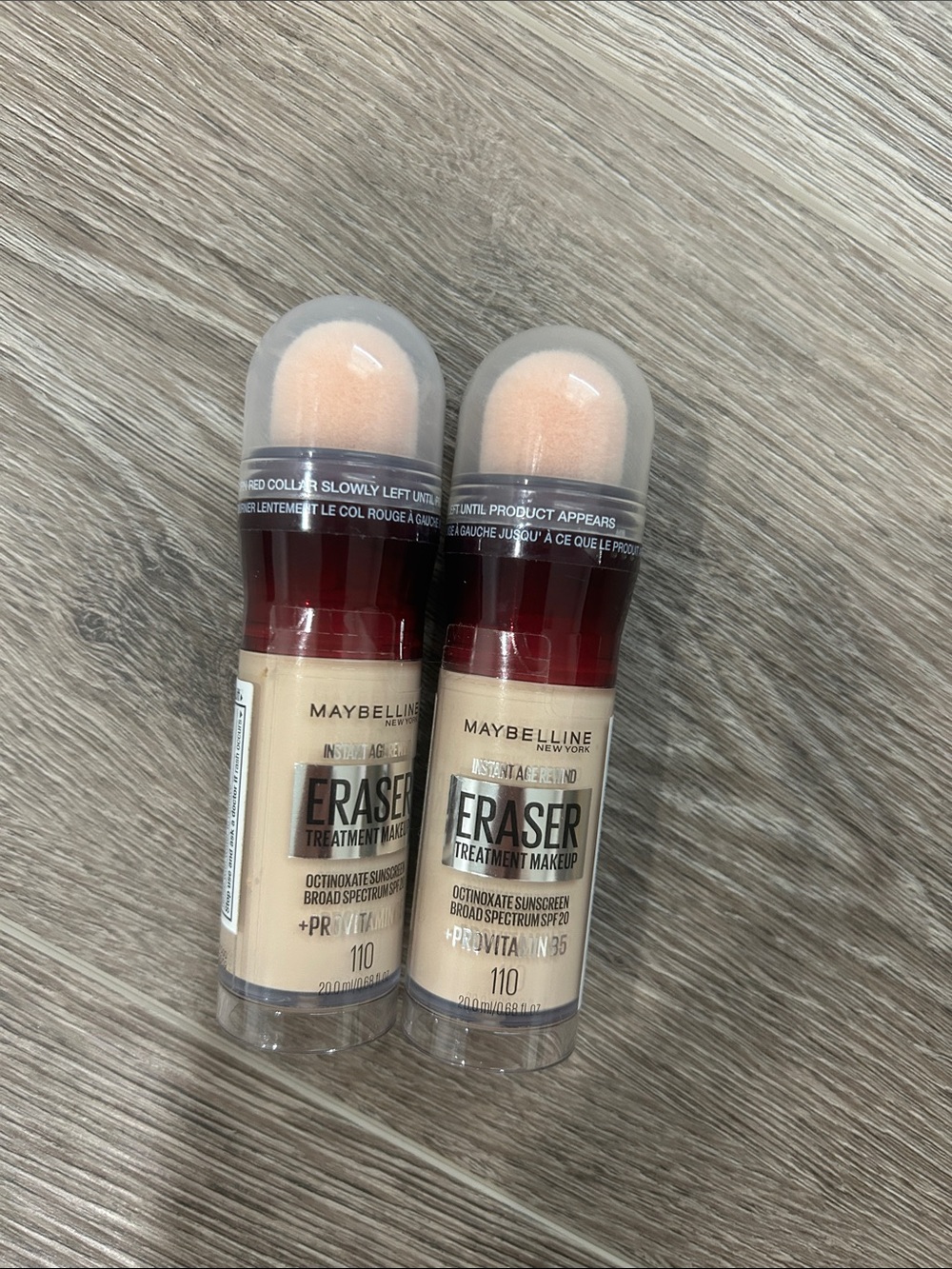 2X Maybelline Eraser Treatment Makeup 310